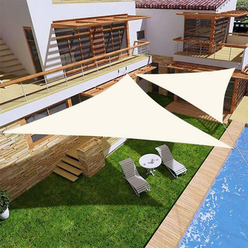 Sonnensegel wasserdicht 4x4x4m ModernHome - beige