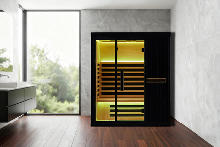 Sauna OFS06A-4 – Kompakt elektrisk sauna med infrarød opvarmning
