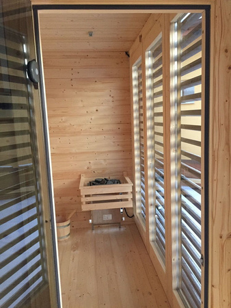 Sauna Ogrodowa Azalia 4x2m  8 osób | Wellness | Relaks | SPA | Wellness | Relax | SPA | Naturalne Drewno | Domowe SPA
