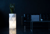 Designer pott monumo asti vit belysning