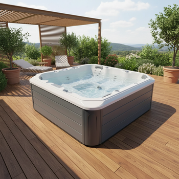 Akryl Plug&Play 15A utendørs jacuzzi for hagen – luksuriøst SPA-badekar