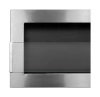 Biokominek wiszący Inox z szybą 900x400 – stal nierdzewna, nowoczesny design