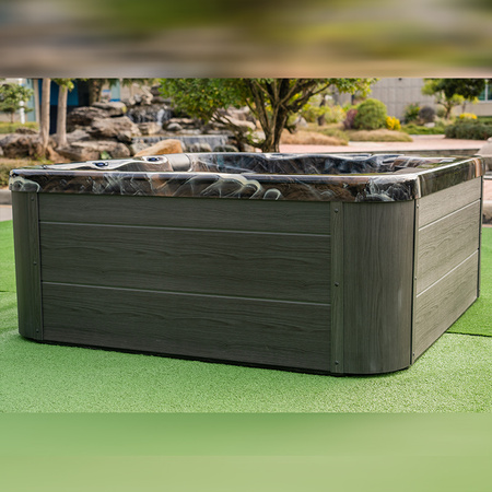 LED Hydromassage Jacuzzi 6-henkilö - CE akryyli, ulkokylpylä, ulkokylpyläkylpyamme, ulkokylpyamme