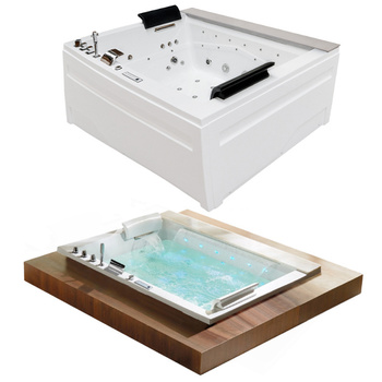 Hydromassage‑Badewanne IRIS 933B 160×84 – tiefe Entspannung im modernen Design
