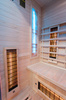 Sauna de infrarrojos con piedras de sal del Himalaya MO-EA2R | Wellness | Relax | SPA | Madera Termotratada | Madera Natural
