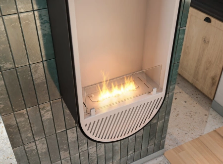 Bioetanolkamin "Incyrcle Slim Vert" - Elegant, vertikal vägghängd kamin - Idealisk för alla inredningar
