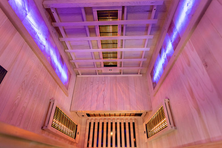 MO-RL1S Infrasarkanā sauna ar sāls akmeni | Wellness | Relax | Spa | Luxury Relaxation | Elegants minimālisms