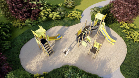 Mänguväljak-Viking Trail mängukompleks