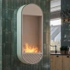 Bio-fireplace ,,Incyrcle Slim Vert"- Șemineu suspendat elegant, vertical- Ideal pentru orice interior