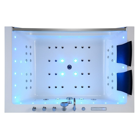Bubbelbad för hemmet | Vit 42 jets 180×120 | Jacuzzi