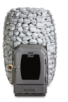 Innowacyjny Piec do Sauny Opalany Drewenem HIVE WOOD 17 kW | Z Impregnacją Naturalnymi Olejami i Unikalną Stalą Nierdzewną