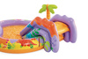 Napihljiv otroški bazen vodno igrišče 201x157x69 cm tobogan fontana dinozaver INTEX 56139