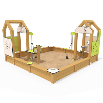 Sandkasten TE344 – Sandkasten für Kinder auf dem Spielplatz