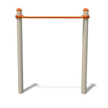 S832.3 Barra horizontal simples 1,1x0,9 m | Ginásio ao ar livre | Calistenia