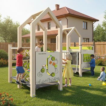 Lekplats "Play house" LK308 – Ett lekstuga för barn på lekplatsen