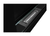 Bio fireplace BOX 650x400 black with glass - a modern ecological fireplace for the living room