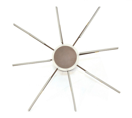 DEKORATIVNÍ STROPNÍ SVÍTIDLO 38W + DÁLKOVÉ OVLÁDÁNÍ - HNĚDÉ - ZLATÉ DL-F07