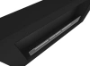 Wand-Biokamin MURALL 1200 – hängend, Antisol-Glas 4 mm, Brenner 800 Longfire 2L