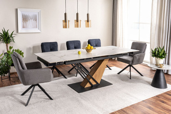 GENESIS-tabell White/Oak160(220)X90