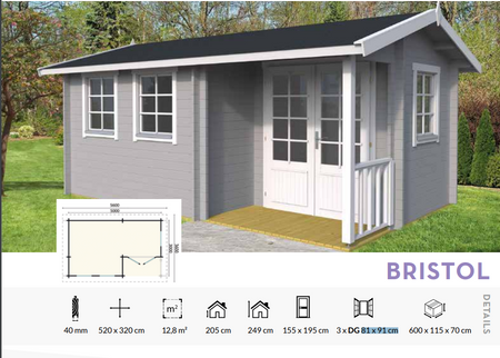 huis/studio voor de tuin/tuinhuis Bristol