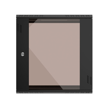 Extralink Premium 12U 600x450 Black | armoire rack | installation sans outil, montage mural