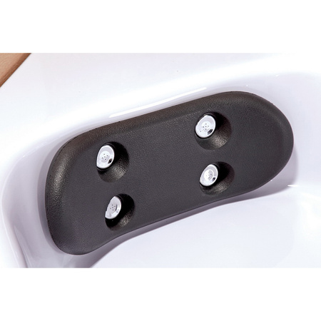 Vasca idromassaggio Tiga 604H bianca 152x152 cm – vasca SPA angolare per il bagno