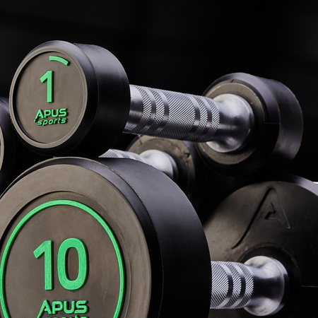 Set di Manubri in Poliuretano Palladium – Apus Sports