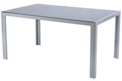 Stół ogrodowy aluminiowy WENECJA 150 x 90 cm | aluminiowe meble ogrodowe, nowoczesny design, na taras i do ogrodu