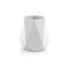 White Flavi garden pot with lighting