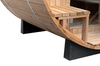 MO-2118 Dārza pirts 180 cm × Ø 210 cm - koka āra pirts dārzam 3-4 personām