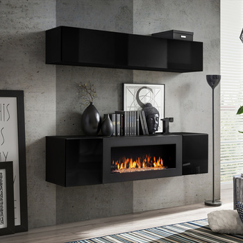 Cheminée bio-mobilier moderne Fly SBK - cheminée à biocarburant sans odeur