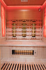 MO-RL3ST Infrarotsauna mit Salzstein + Turmalinen | Heimisches SPA | Montagefertig