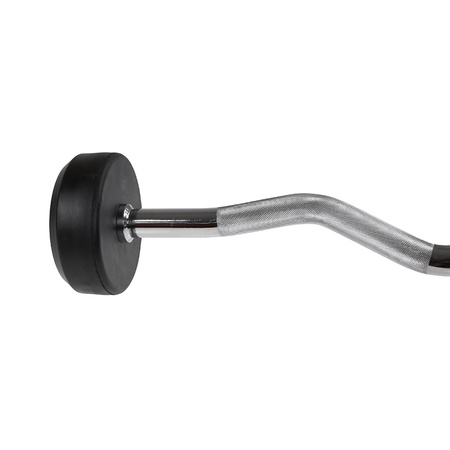 Halterstang Vast Gebogen Rubber Gecoat 10 - 50 KG HMS