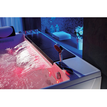 Μπανιέρα υδρομασάζ Niagara 911 180×100 – οικιακό jacuzzi με LED χρωμοθεραπεία
