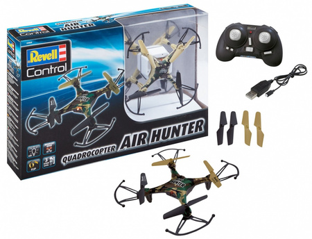 Moro kompakte batteriebetriebene ferngesteuerte Drohne - Revell RC Drohne Quadrocopter Air Hunter