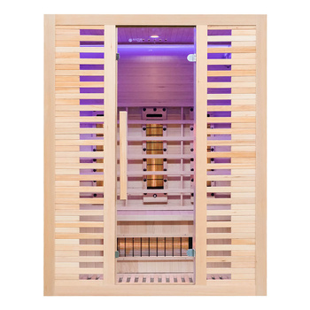 MO-RL3ST Sauna na podczerwień z kamieniem solnym + turmaliny