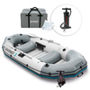 Oppblåsbar Ponton Mariner 3 for 3 personer med årer, pumpe, fiskeholder og motor – INTEX 68373