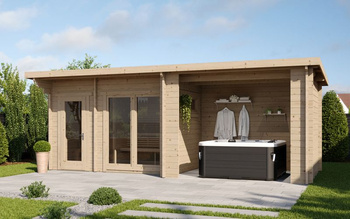 Sauna Ogrodowa z Bali – Luksusowy Domek Saunowy dla Domowego SPA i Relaksu w Ogrodzie