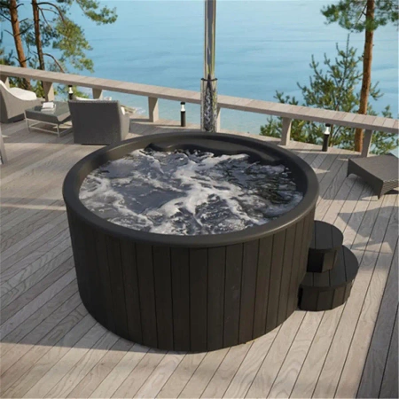 DeLux 200 Hot Tub - Πολυτελές Υπαίθριο Σπα Μαύρη