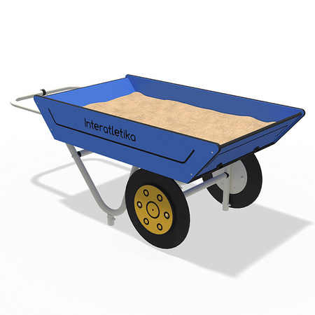 Sandbox "Wagon" LK316 – Wagon-shaped sandbox for children | Playground