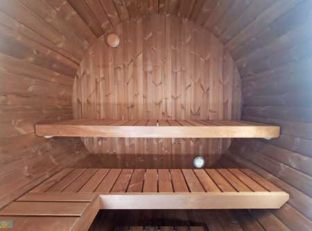 Sauna Ogrodowa Tarasowa / Piec Elektryczny Harvia Harvia lub Piec na WIFI / Wysokiej Jakości Świerk Skandynawski (Thermowood) | Wellness | Relaks | SPA | Wellness | Relax | SPA | Elegancki Minimalizm | Dla Rodziny i Przyjaciół