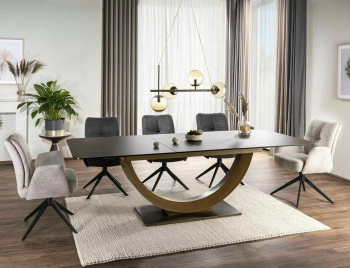 Wilson Ceramic Ossido Bruno table