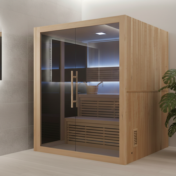 MO-A1816H Saună uscată cu aragaz HARVIA 6kW | Wellness | Relaxare | SPA | Home SPA | Termo lemn