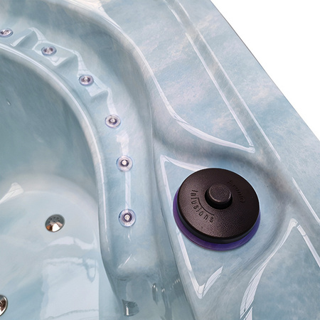 Aia mullivann SPA341 Bright Ocean Wave koos tumehalli plaadiga 220x156 cm - lõõgastumine ja elegants teie aias.