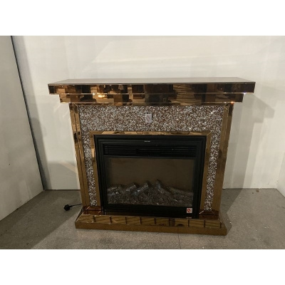 Sklenený krb 123x38,5x91 cm s elektrickou vložkou – Moderná elegancia