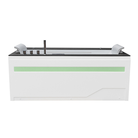 Banheira SPA Boston 926 | 180x100 cm | 46 jatos | Jacuzzi Preto e Cinza