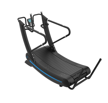 Tapis de course incurvé TZ-3000A auto-alimenté avec résistance - Tapis de course professionnel pour salles de sport commerciales