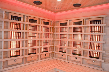 MO-EA3CR Infrasarkanā sauna | Dabīgā koksne | Gatavs uzstādīšanai