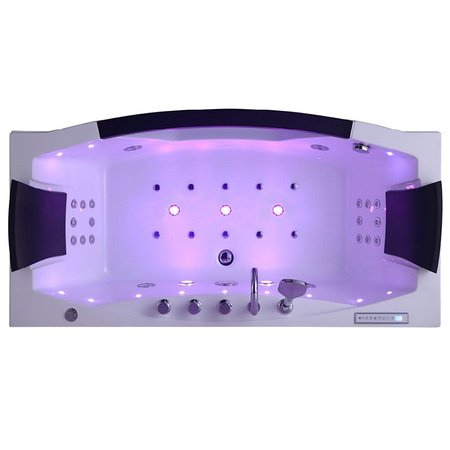 Fürdőkád hidromasszázzsal és fűtéssel | Jacuzzi | URAN 931 | 170x76 cm | Beltéri kád | Fürdőkád | Fürdőszobai kád