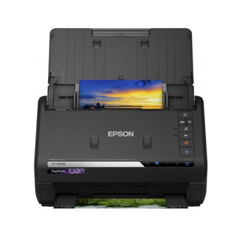 Epson Photo Slot Scanner FF-680W A4+ WiFi, ADF, 45 lk/min - foto- ja tekstiskanner (OCR) kõrge 600 DPI eraldusvõimega, ideaalne kontori- ja professionaalseks kasutamiseks.